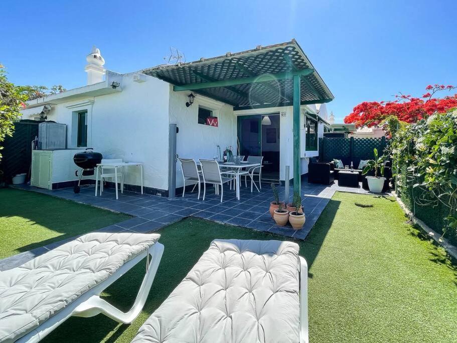Cozy & Modern Bungalow W/Private Garden Bbq+Wifi Maspalomas  Dış mekan fotoğraf